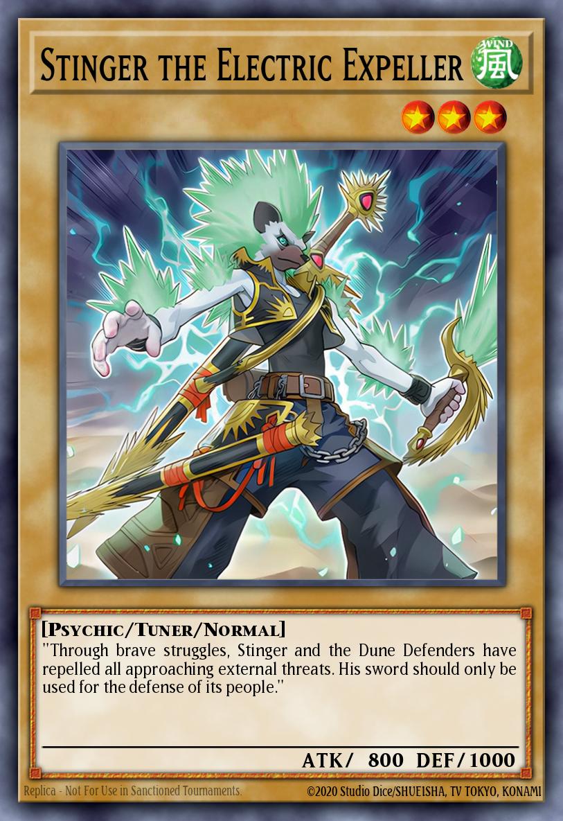 MZMU-EN040 - Stinger the Electric Expeller - Rare - Maze of Muertos