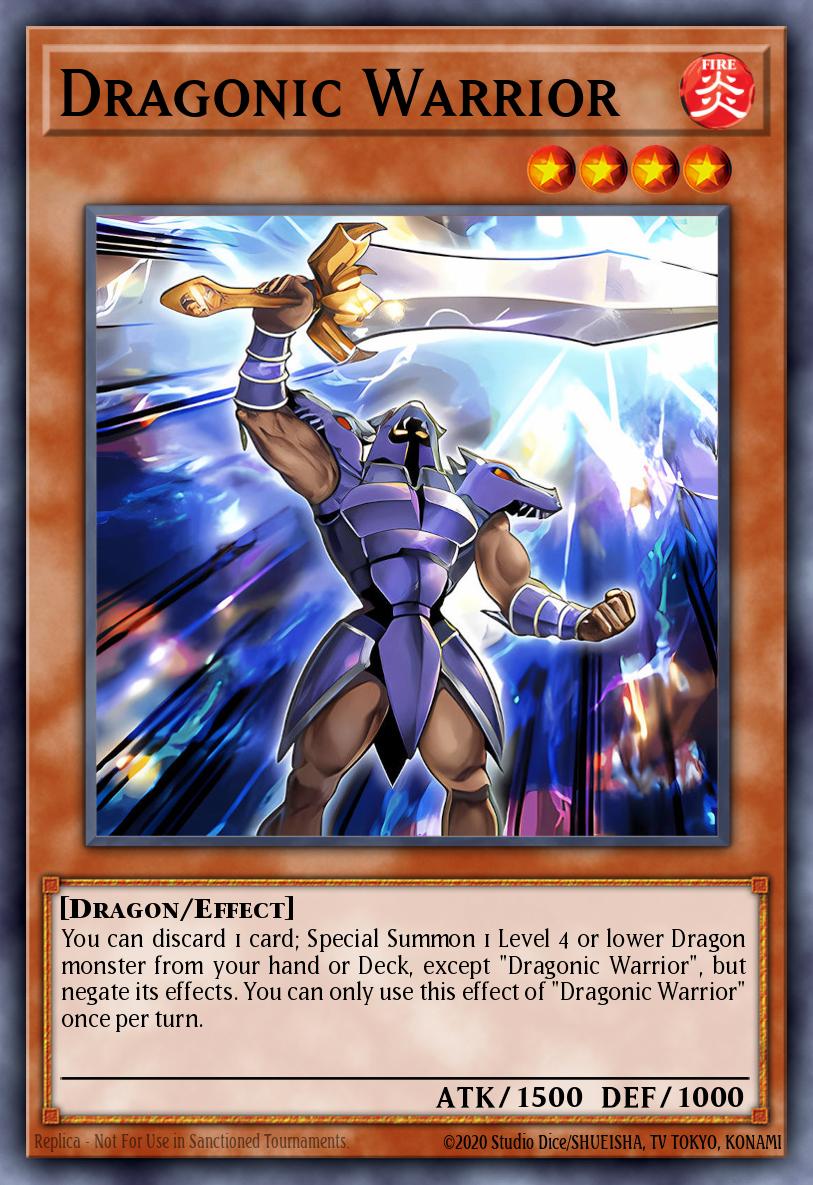 MZMU-EN043 - Dragonic Warrior - Rare - Maze of Muertos