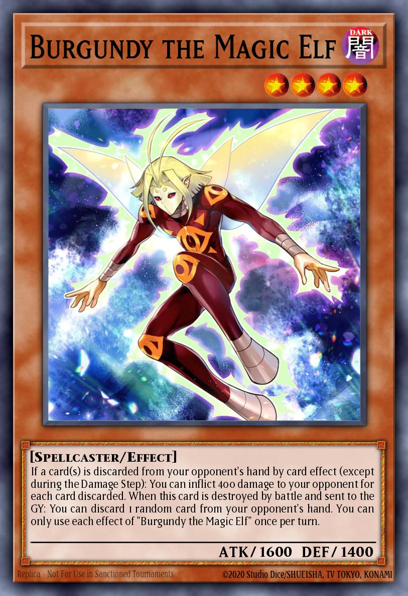 MZMU-EN045 - Burgundy the Magic Elf - Rare - Maze of Muertos