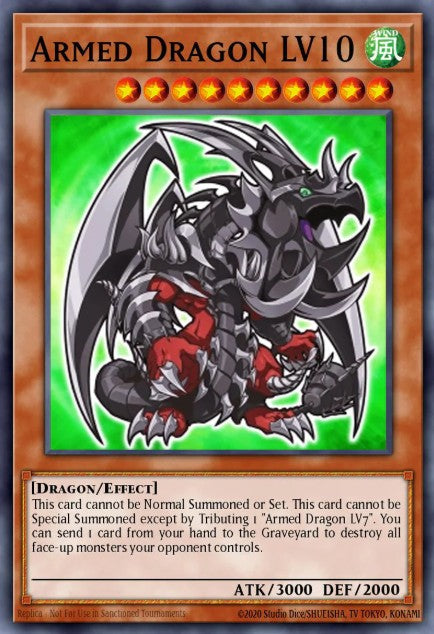 MZMU-EN065 - Armed Dragon LV10 - Secret Rare - Maze of Muertos