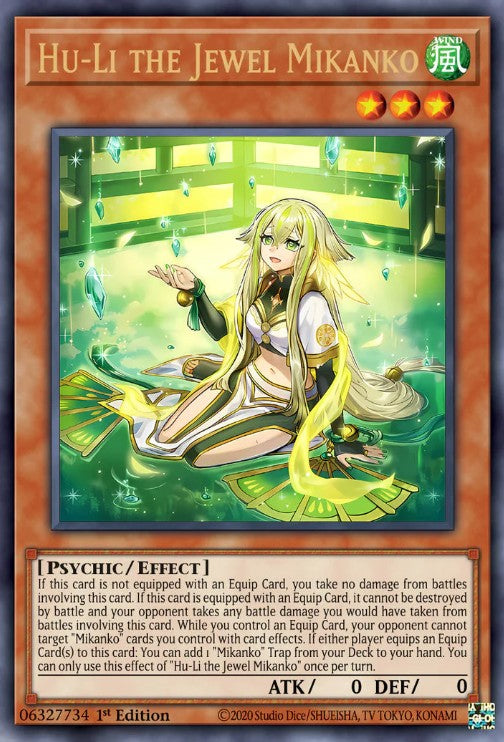 MZMU-EN072 - Hu-Li the Jewel Mikanko - Ultra Rare - Maze of Muertos