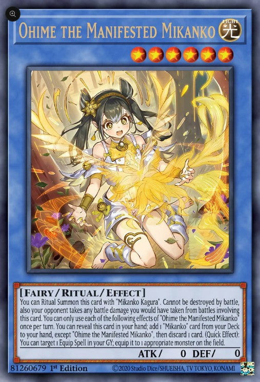 MZMU-EN073 - Ohime the Manifested Mikanko - Ultra Rare - Maze of Muertos