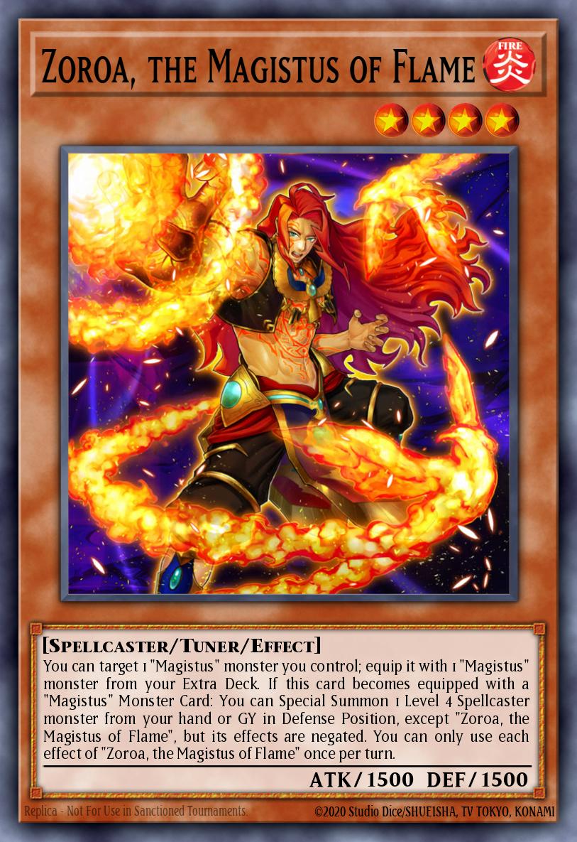 MZMU-EN094 - Zoroa, the Magistus of Flame - Rare - Maze of Muertos