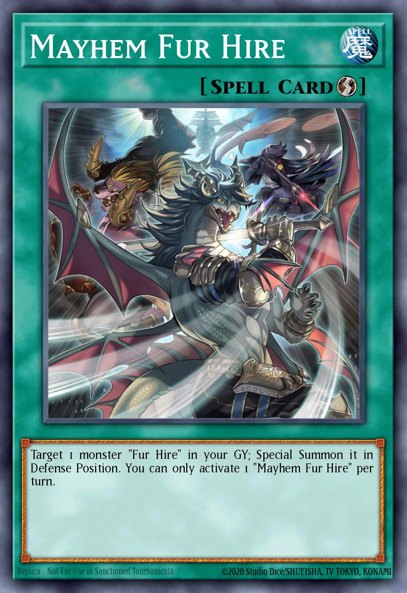 MZMU-EN115 - Mayhem Fur Hire - Rare - Maze of Muertos