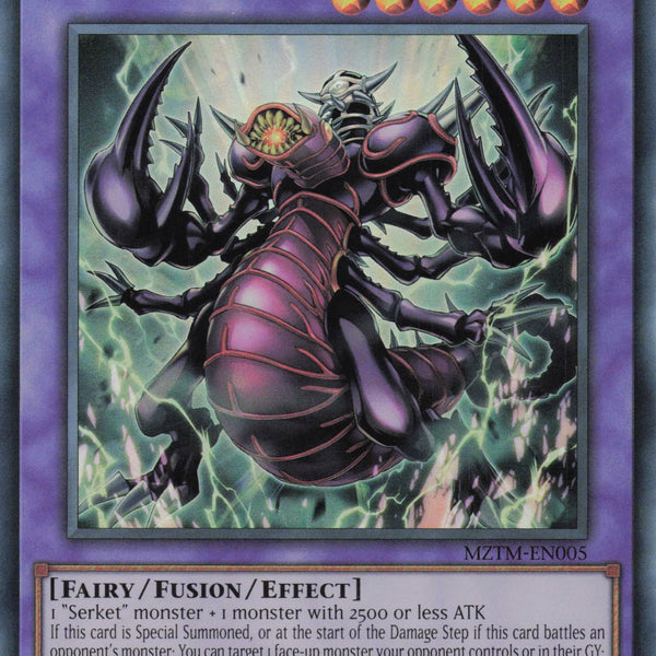 MZTM-EN005 - Divine Scorpion Beast of Serket - Super Rare