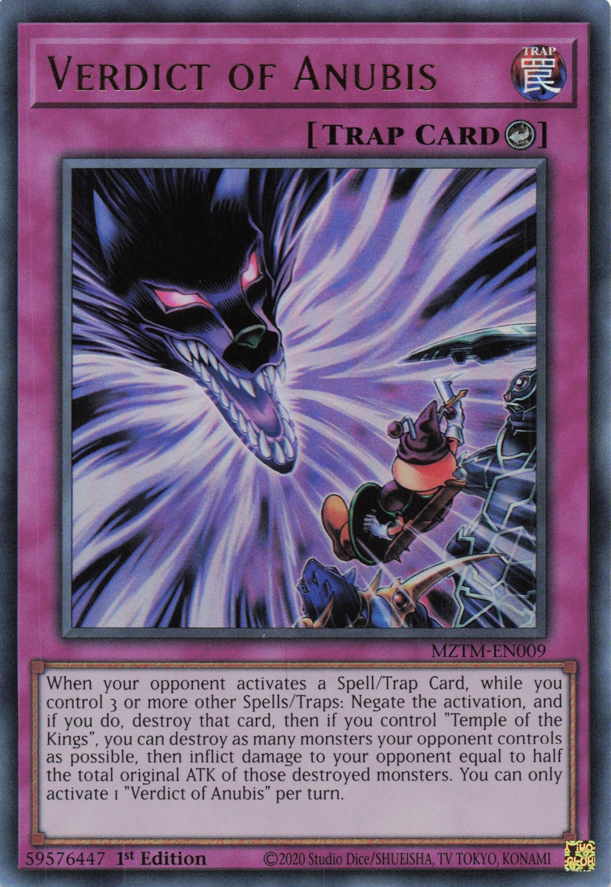 MZTM-EN009 - Verdict of Anubis - Ultra Rare