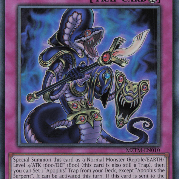 MZTM-EN010 - Apophis the Serpent - Ultra Rare - Continuous Trap - Maze MZTM-EN010 - Apophis the Serpent - Ultra Rare - Continuous Trap - Maze