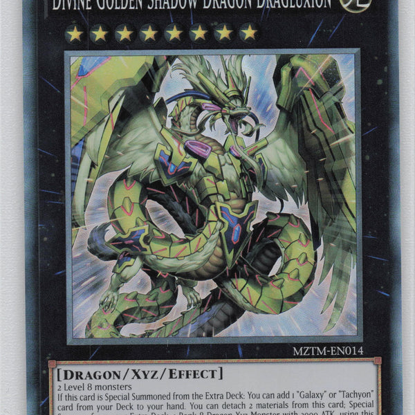 MZTM-EN014 - Divine Golden Shadow Dragon Dragluxion - Collector's Rare