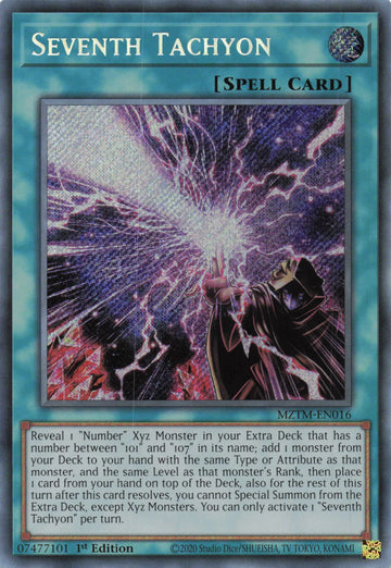 MZTM-EN016 - Seventh Tachyon - Secret Rare - Maze of the Master