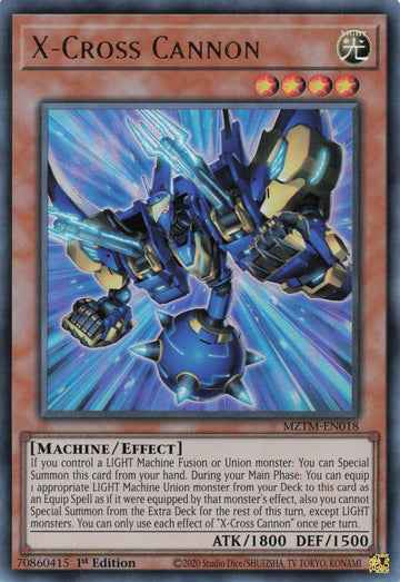 MZTM-EN018 - X-Cross Cannon - Ultra Rare - Maze of the Master