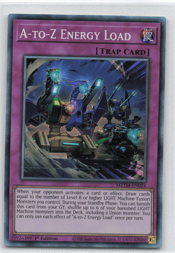 MZTM-EN024 - A-to-Z Energy Load - Collector's Rare - Maze of the Master