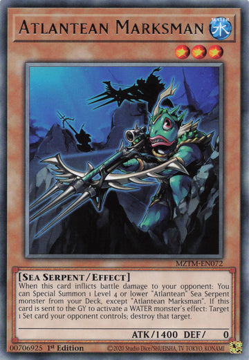 MZTM-EN072 - Atlantean Marksman - Rare - Maze of the Master