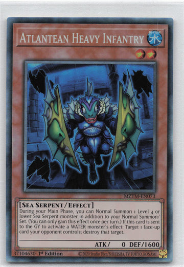 MZTM-EN073 - Atlantean Heavy Infantry - Collector's Rare - Maze of the Master