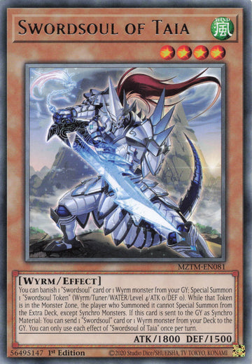 MZTM-EN081 - Swordsoul of Taia - Rare - Maze of the Master