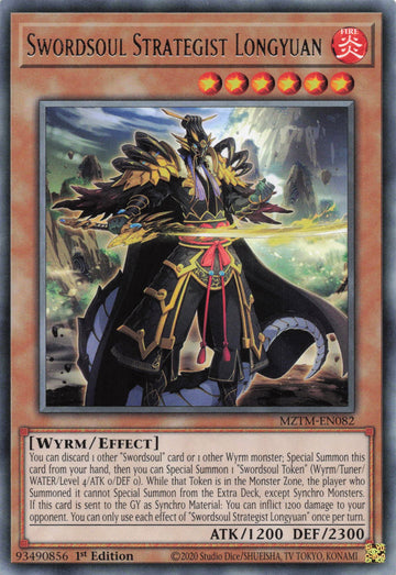 MZTM-EN082 - Swordsoul Strategist Longyuan - Rare - Maze of the Master
