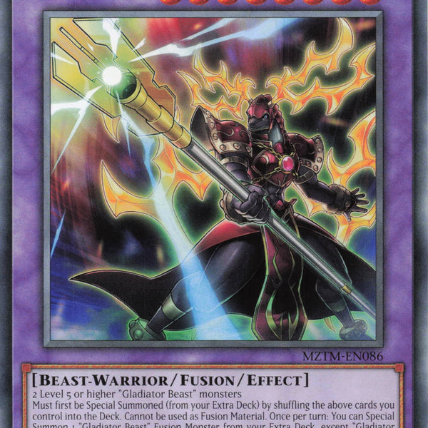 MZTM-EN086 - Gladiator Beast Tamer Editor - Rare - Effect Fusion Monst MZTM-EN086 - Gladiator Beast Tamer Editor - Rare - Effect Fusion Monst