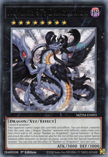 MZTM-EN093 - Number 97: Draglubion - Rare - Maze of the Master