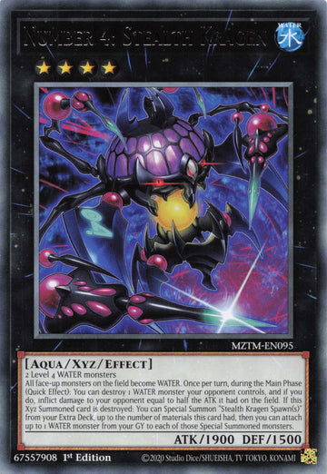 MZTM-EN095 - Number 4: Stealth Kragen - Rare - Maze of the Master