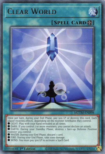 MZTM-EN098 - Clear World - Rare - Maze of the Master