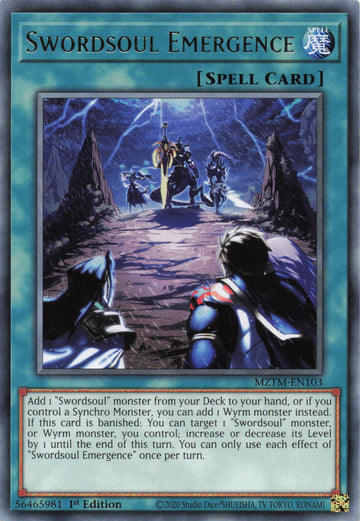 MZTM-EN103 - Swordsoul Emergence - Rare - Maze of the Master