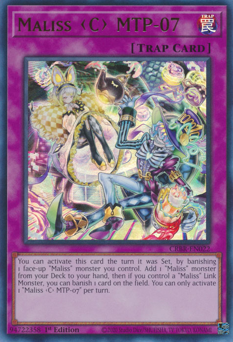 CRBR-EN022 - Maliss C MTP-07 - Ultra Rare - Normal Trap - Crossover Breakers