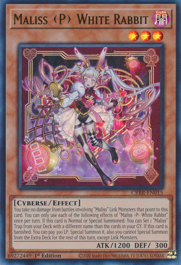 CRBR-EN015 - Maliss White Rabbit - Ultra Rare - Crossover Breakers
