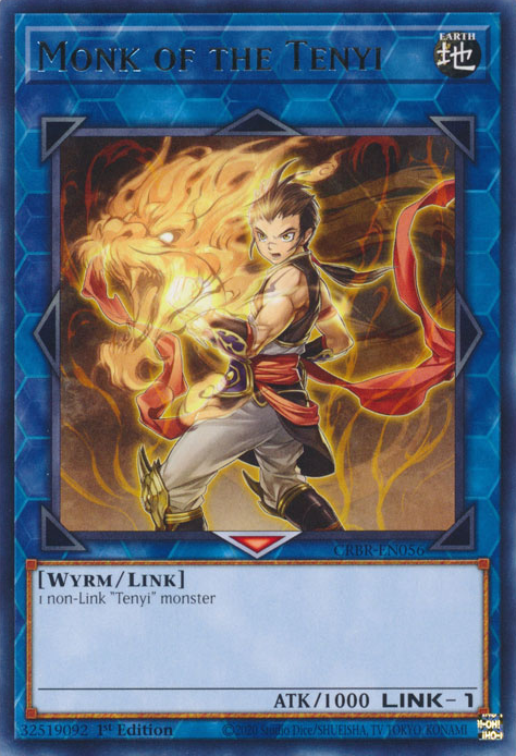 CRBR-EN056 - Monk of the Tenyi - Rare - Link Monster - Crossover Breakers