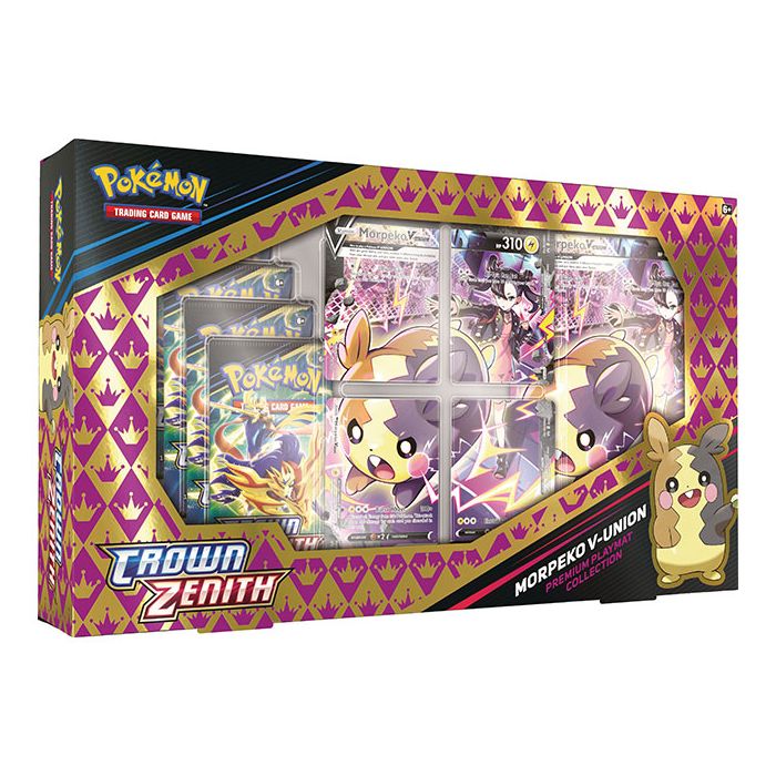 Pokemon Crown Zenith Morpeko V-Union Premium Playmat Collection