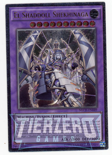 NECH-EN049 - El Shaddoll Shekhinaga - Ultimate Rare - The New Challengers