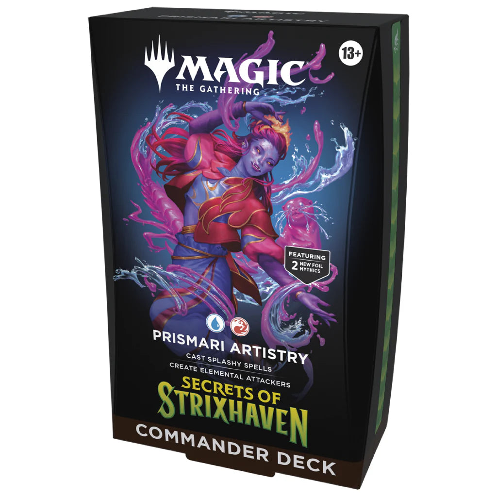 MTG Secrets Of Strixhaven Prismari Artistry Commander Deck