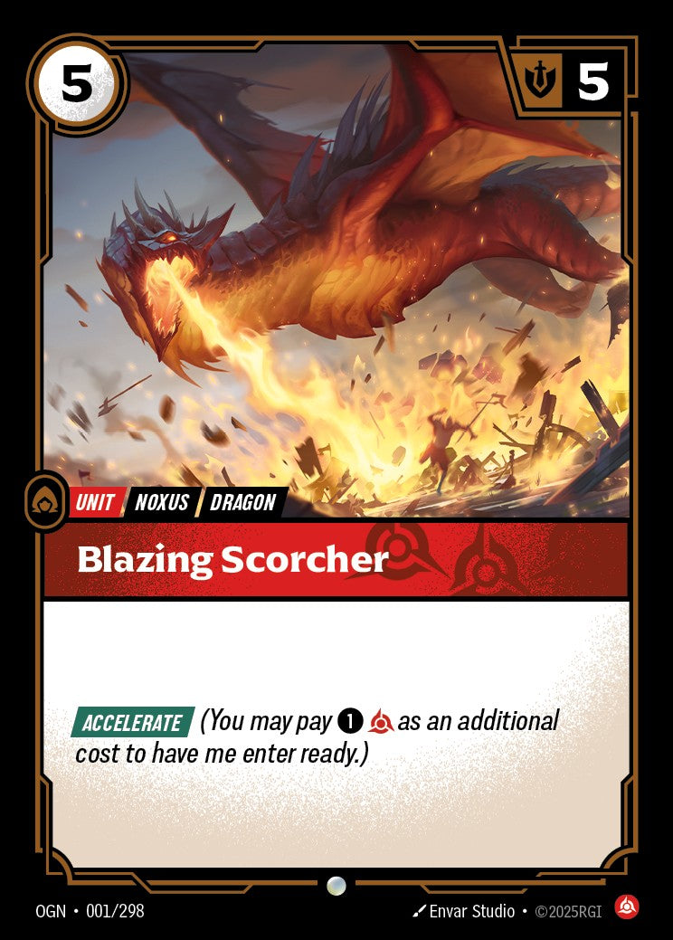 Blazing Scorcher (Foil) - OGN-001