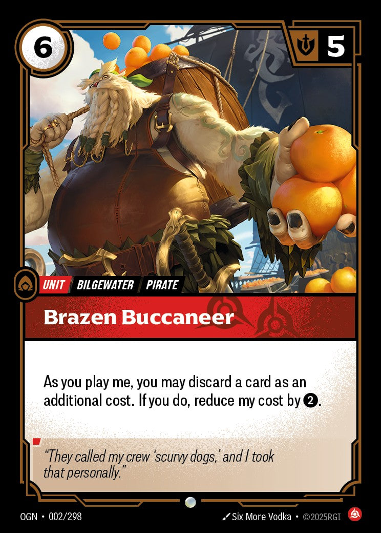 Brazen Buccaneer (Foil) - OGN-002