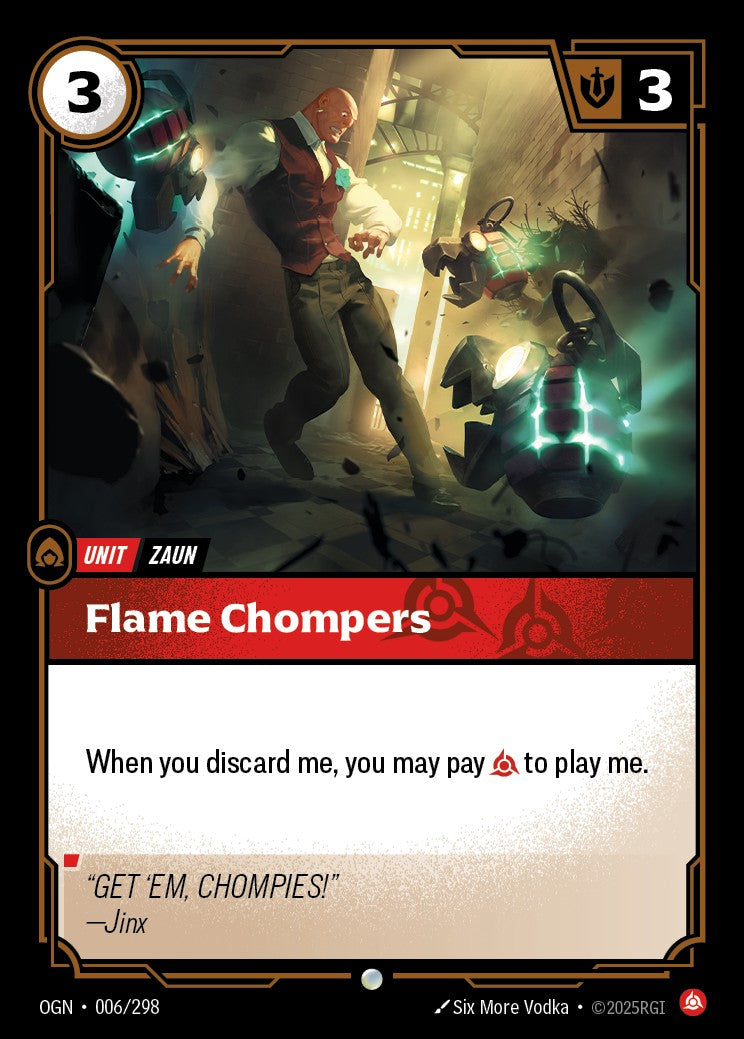 Flame Chompers (Foil) - OGN-006