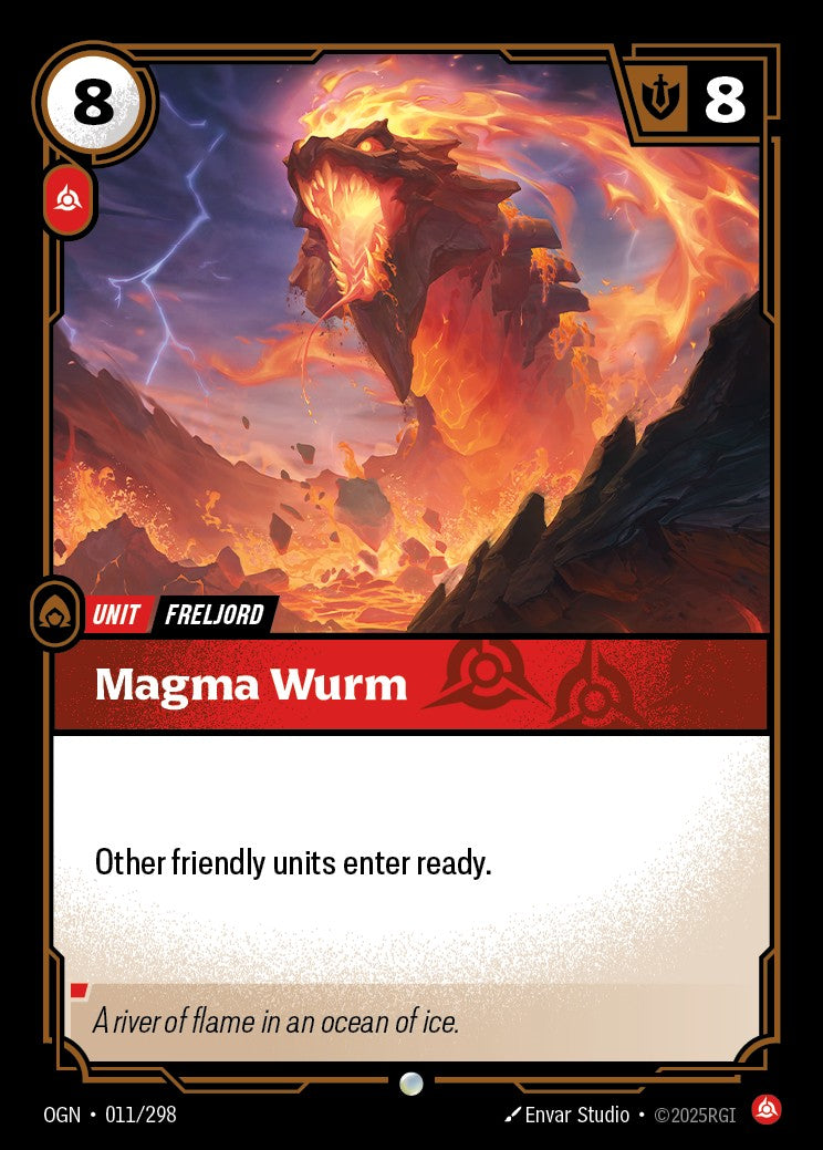 Magma Wurm (Foil) - OGN-011