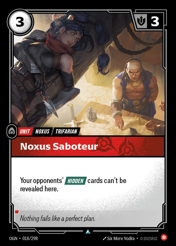 Noxus Saboteur (Foil) - OGN-018
