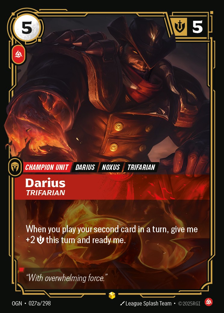 Darius, Trifarian - OGN-027a