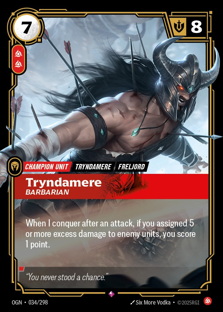 Tryndamere, Barbarian - OGN-034