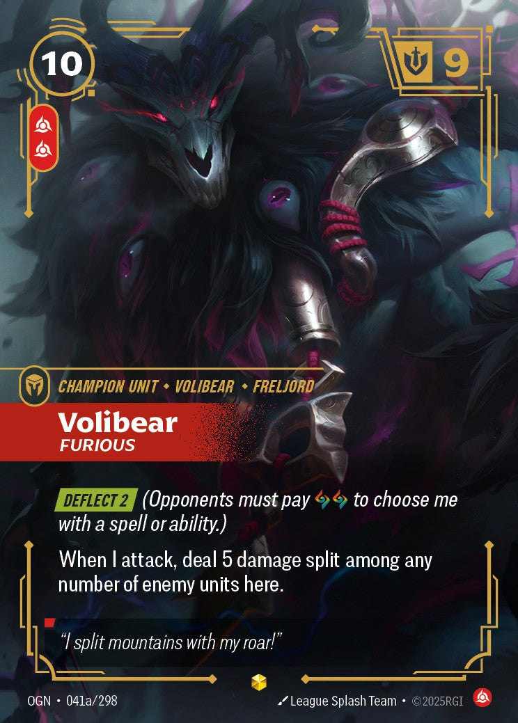 Volibear, Furious - OGN-041a