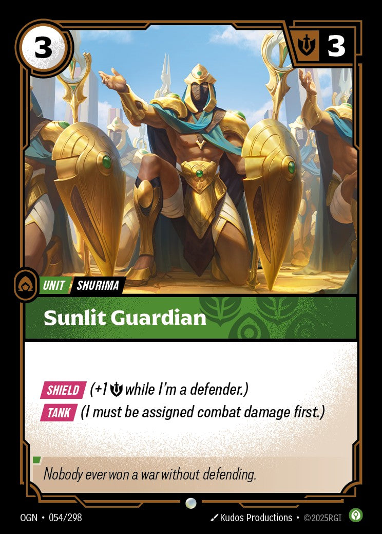 Sunlit Guardian (Foil) - OGN-054