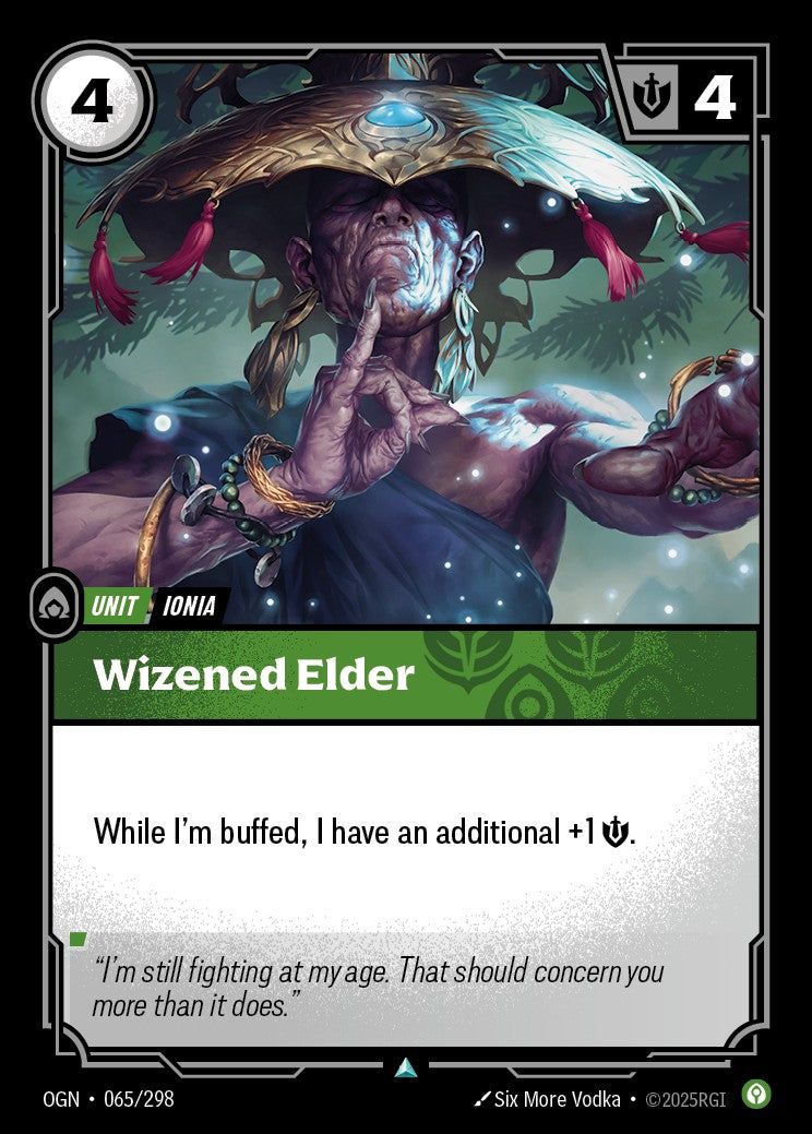 Wizened Elder (Foil) - OGN-065