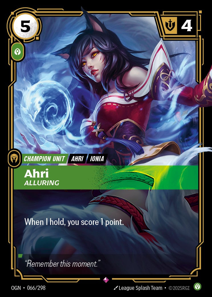 Ahri, Alluring - OGN-066
