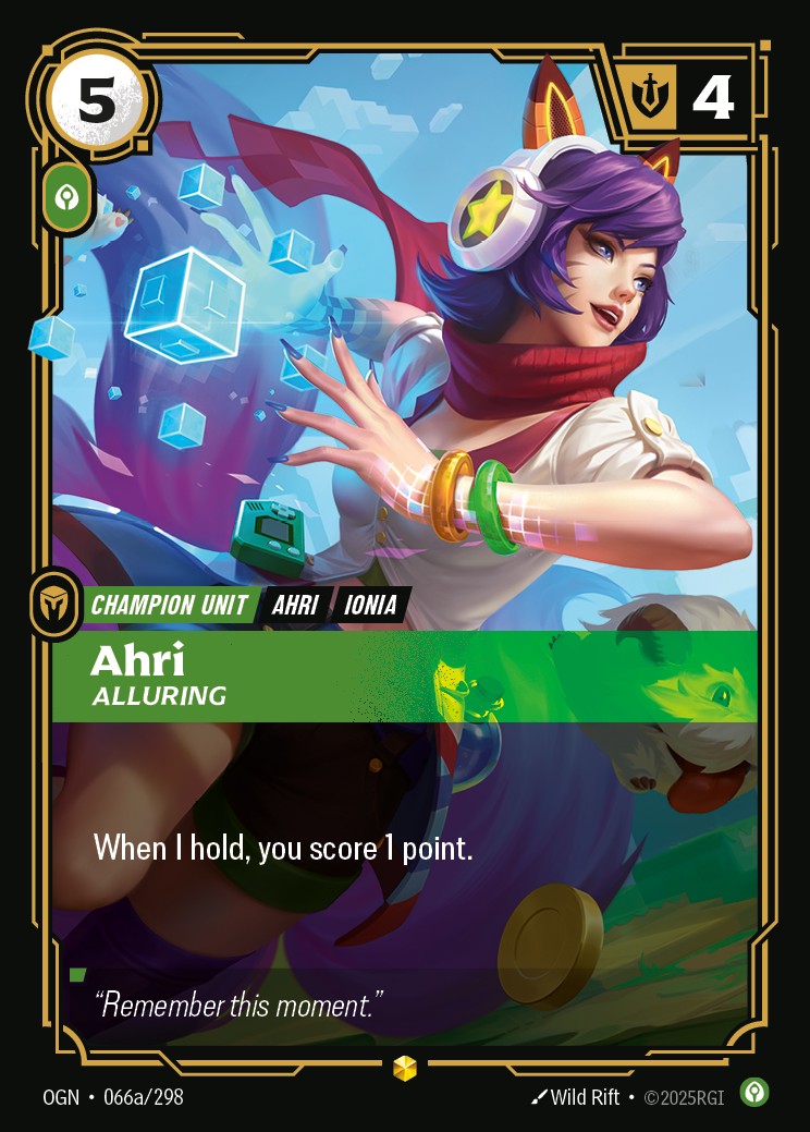 Ahri, Alluring - OGN-066a