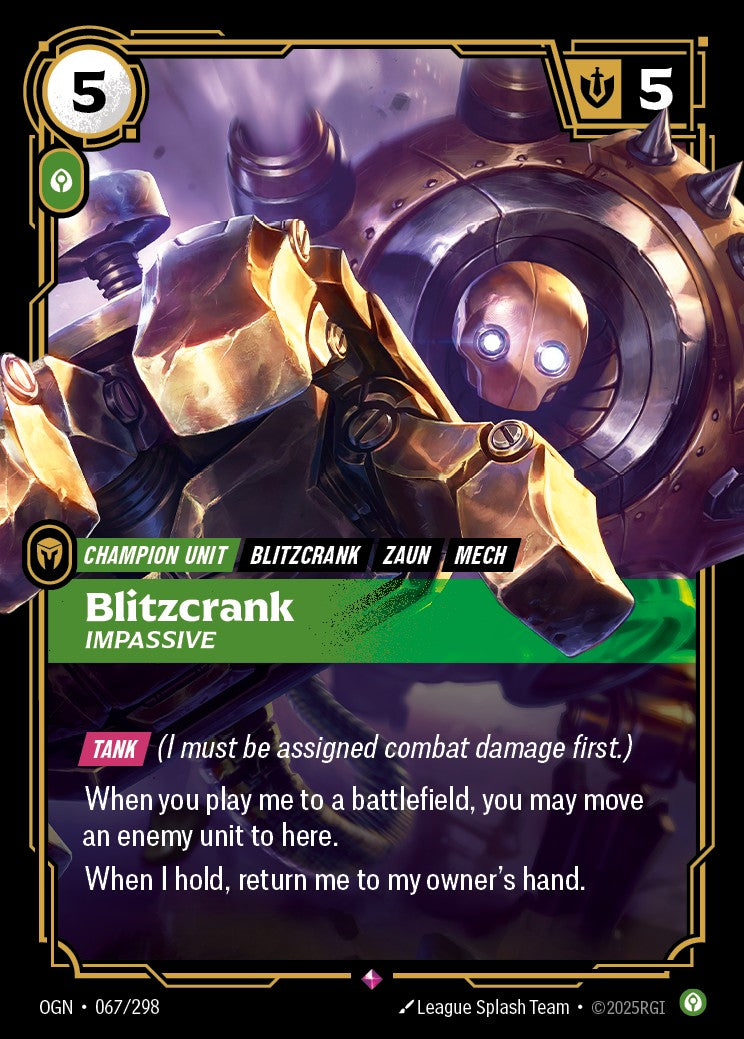 Blitzcrank, Impassive - OGN-067