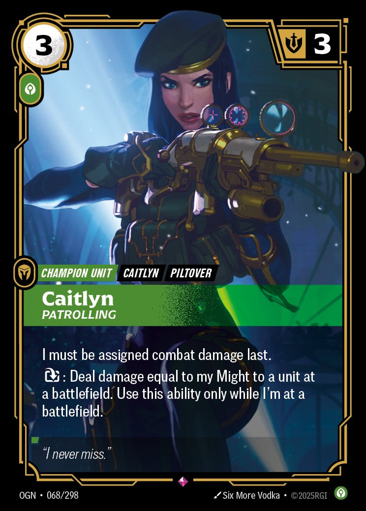 Caitlyn, Patrolling - OGN-068