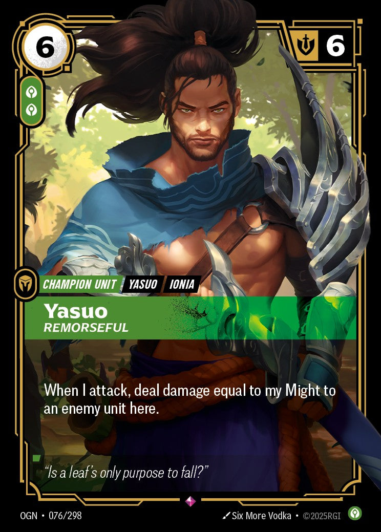 Yasuo, Remorseful - OGN-076