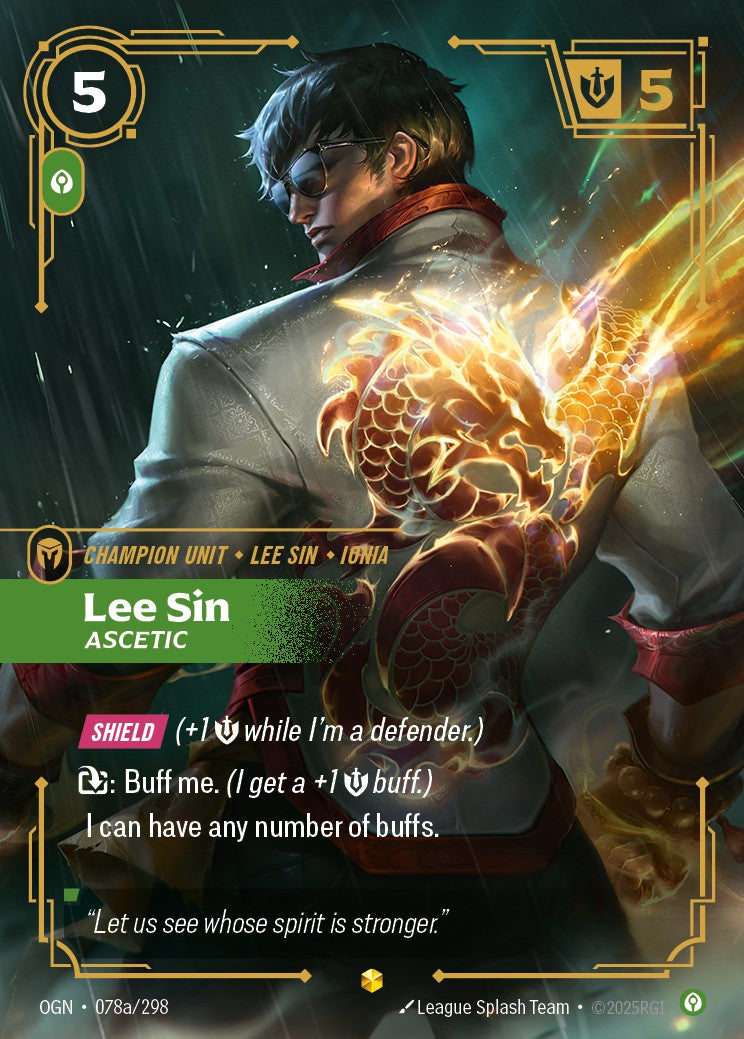 Lee Sin, Ascetic - OGN-078a