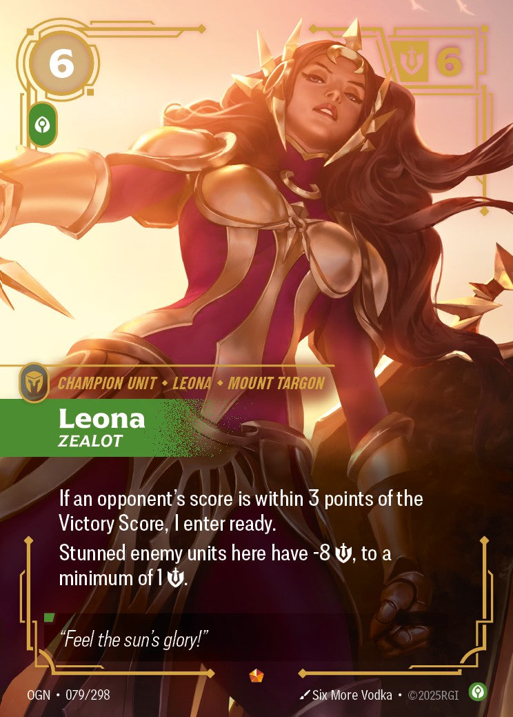 Leona, Zealot - OGN-079
