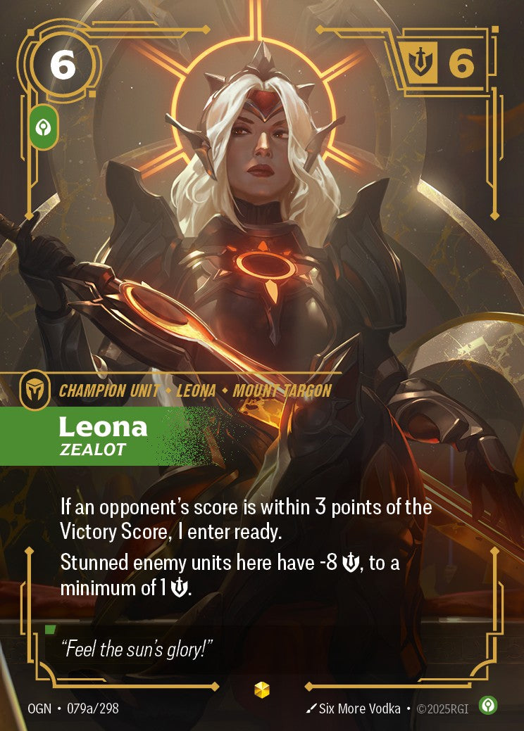 Leona, Zealot - OGN-079a