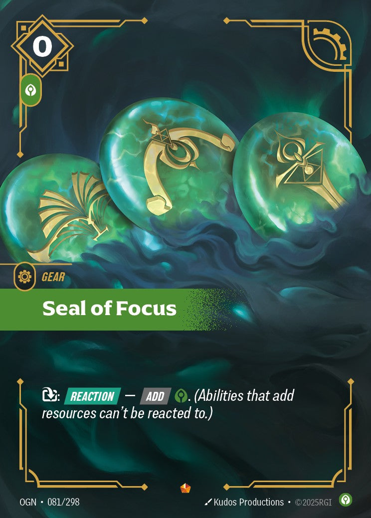 Seal of Focus - OGN-081