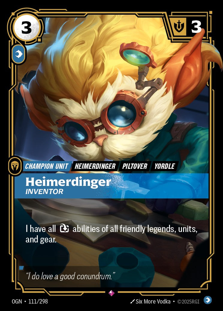 Heimerdinger, Inventor - OGN-111